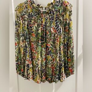 Jodifl top, size small, multi green